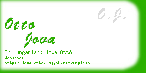 otto jova business card
